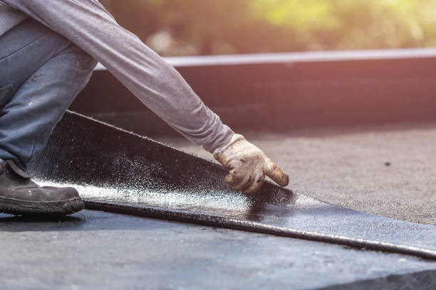 Professional Waterproofing technician working in Fennville, MI